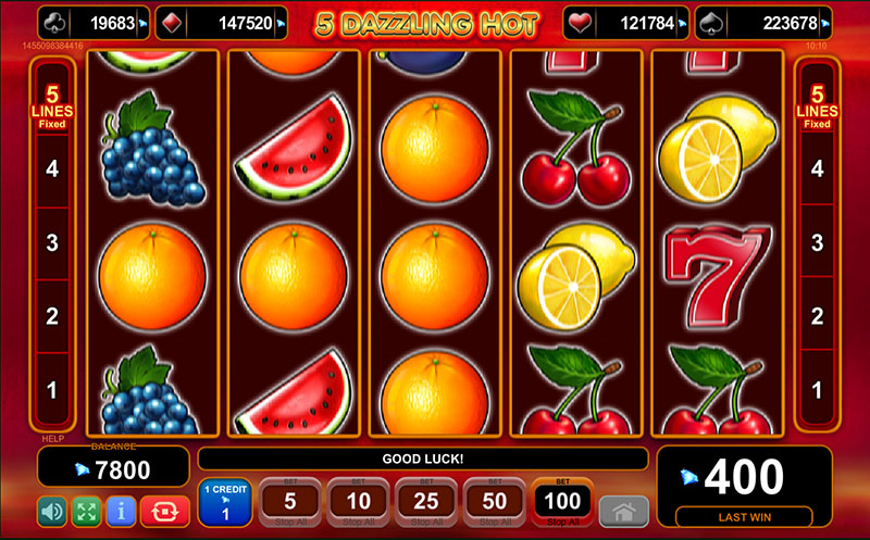 Choosing A Slot Line Number And Multiplier - Wild, Scatter And Paytable