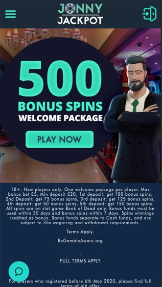jonny jackpot casino no deposit bonus code